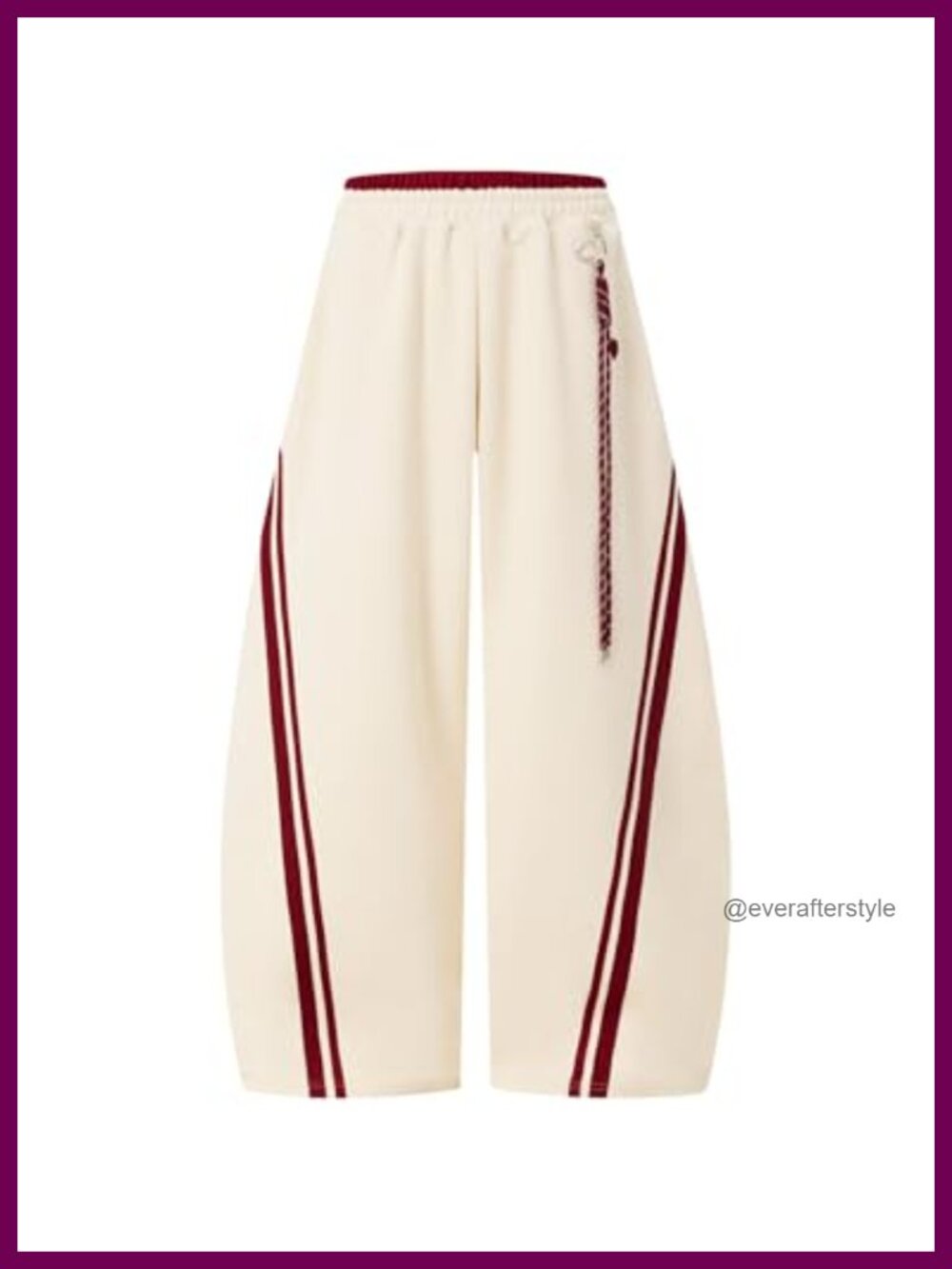 Baggy Barrel Sweatpants Wide Leg Y2K Lounge Streetwear Unisex